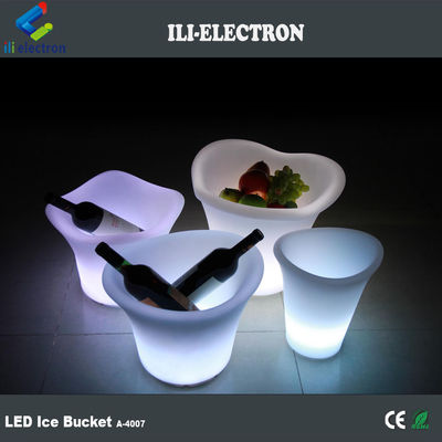 Plastik led rechargeable es ember tahan air nirkabel portabel di luar ruangan untuk Partai