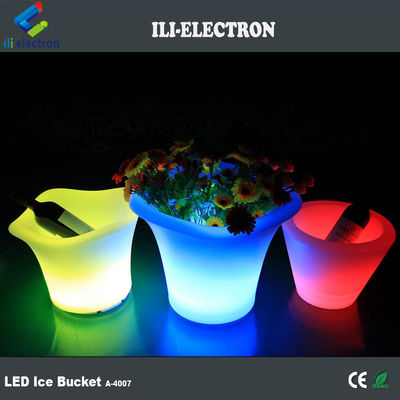Plastik led rechargeable es ember tahan air nirkabel portabel di luar ruangan untuk Partai