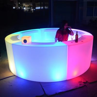 Pencahayaan Portable led bar counter Ringan bergerak tahan air untuk acara