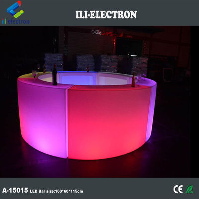 Pencahayaan Portable led bar counter Ringan bergerak tahan air untuk acara
