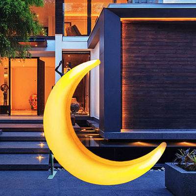 Kolam Renang Luar Ruangan Cahaya Bulan Bulan berbentuk Untuk Dekorasi Acara Perayaan Festival