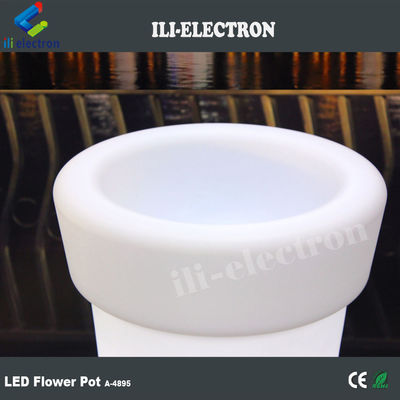 lampu highboy dipimpin pot bunga buatan dengan 16 warna berubah dengan remote control