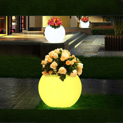 Pemasok ulang Plastik Led Penanam Bunga Frosted Finishing