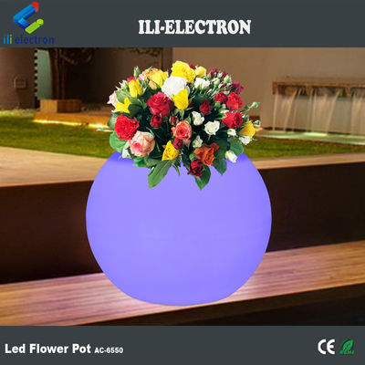 Pemasok ulang Plastik Led Penanam Bunga Frosted Finishing