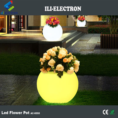 Pemasok ulang Plastik Led Penanam Bunga Frosted Finishing