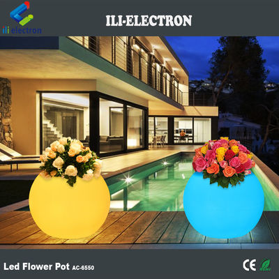 Pemasok ulang Plastik Led Penanam Bunga Frosted Finishing