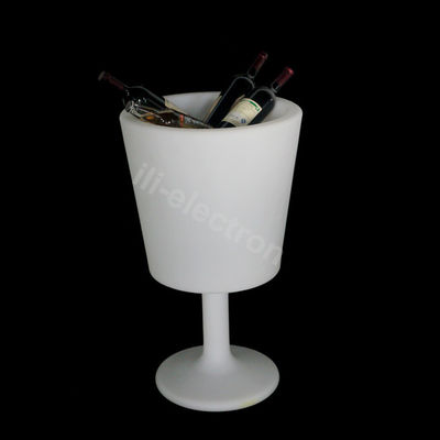 kontrol nirkabel menyinari plastik led es ember dengan berdiri untuk indoor dan outdoor