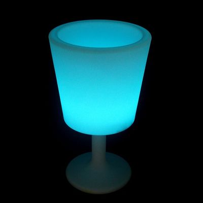 kontrol nirkabel menyinari plastik led es ember dengan berdiri untuk indoor dan outdoor