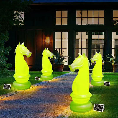 Seahorse Perubahan Bentuk Warna Lampu Taman Lampu Led Plastik Isi Ulang