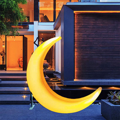 LED berbentuk bulan Swing Taman Dekoratif Lampu 16 Warna Berubah