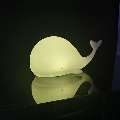 Lampu malam ikan paus yang dapat diisi ulang untuk kamar tidur di samping tempat tidur bayi