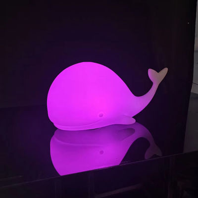 Lampu malam ikan paus yang dapat diisi ulang untuk kamar tidur di samping tempat tidur bayi