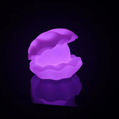 Cahaya kolam renang berwarna-warni, RGB LED Anak-anak Cahaya Malam Bentuk Kerang Laut