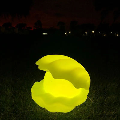 16 warna yang berubah lampu malam nirkabel RGB LED kerang cahaya
