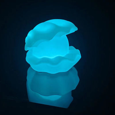16 warna yang berubah lampu malam nirkabel RGB LED kerang cahaya