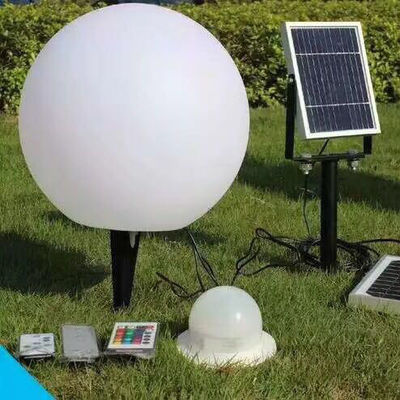 IP65 Waterproof Lampu Bola Surya, LED Berubah Warna Bola Cahaya Untuk Taman