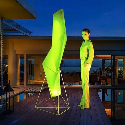 lampu lantai led plastik berdiri mewah untuk aula