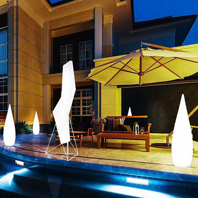 lampu lantai led plastik berdiri mewah untuk aula