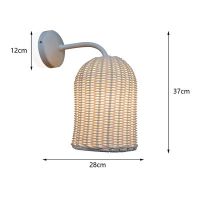 Airproof Outdoor Courtyard Porch Corridor Hotel Tembok Sconce Lampu Interior Tembok Menyala