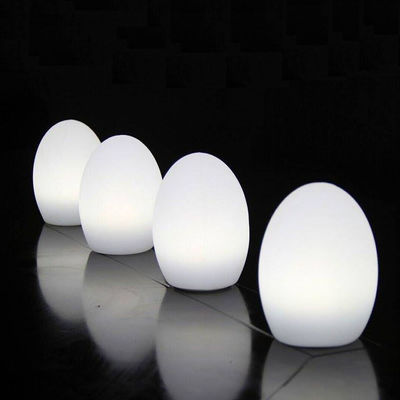 Lampu LED berbentuk telur tanpa kabel, lampu mood telur untuk klub malam di luar ruangan