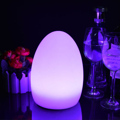 Lampu LED berbentuk telur tanpa kabel, lampu mood telur untuk klub malam di luar ruangan