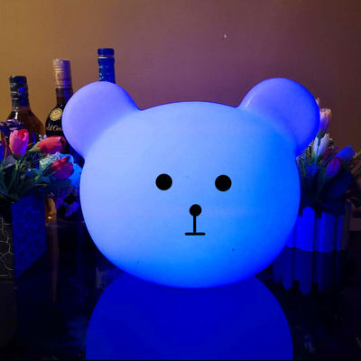 Mini Cute Bear Anak Bayi Dekorasi Indoor Portable LED Malam Lampu Lampu