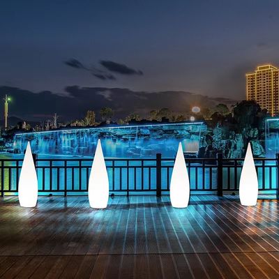 tahan air Lampu lantai led plastik dekorasi taman luar