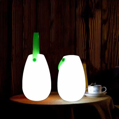 2700K CCT Lampu LED Plastik Portable Rechargeable Untuk Restoran