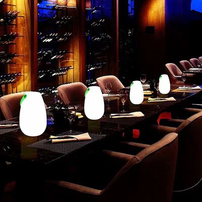 2700K CCT Lampu LED Plastik Portable Rechargeable Untuk Restoran