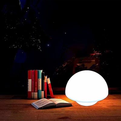 Jamur Desain Lampu Meja Cahaya isi ulang 4100K Netral Putih