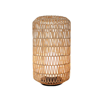 Outdoor Lawn Rattan Garden Lanterns IP44 Water Resistant Untuk Hotel