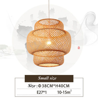 Desain unik Lampu dekoratif bambu gantung Lampu kerajinan bambu