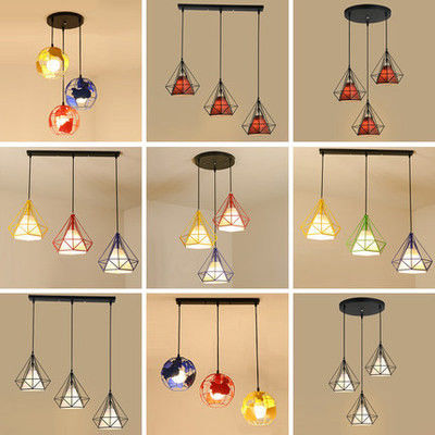 Kreatif Amerika negara lampu gantung gaya industri retro lampu gantung besi