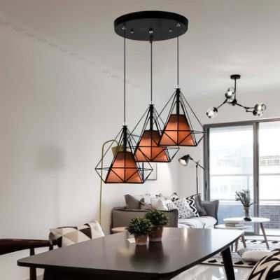 Kreatif Amerika negara lampu gantung gaya industri retro lampu gantung besi