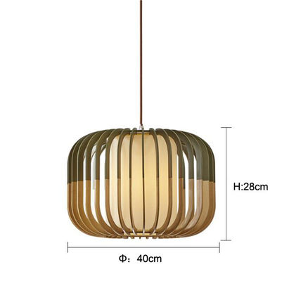 Nodic Rattan Pendant Light Chandelier Switch Control Untuk Dekorasi Rumah