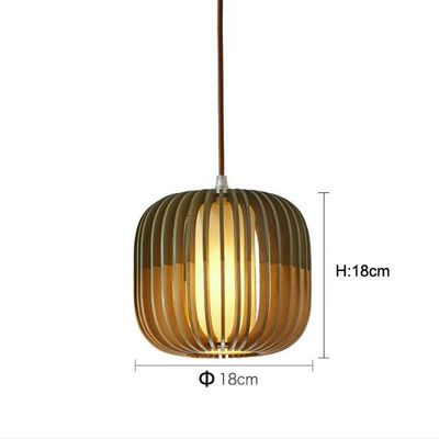 Nodic Rattan Pendant Light Chandelier Switch Control Untuk Dekorasi Rumah
