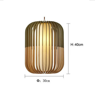 Nodic Rattan Pendant Light Chandelier Switch Control Untuk Dekorasi Rumah