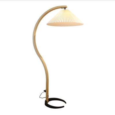 Creative Pleated Rattan Standing Lamp untuk kamar tidur ruang tamu