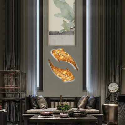Desain ikan Lampu gantung Kreatif Lampu liontin Lampu lilin