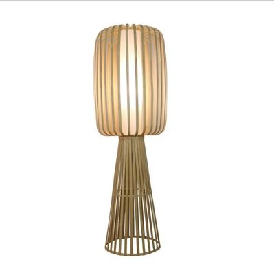 Lampu Lantai Rotan Weaving Bambu Untuk Ruang Tamu