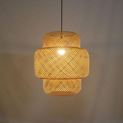 Lampu gantung buatan tangan - Lampu lampu bambu - Lampu dekoratif bambu gantung