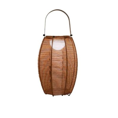 Lampu Lantai Rotan Luar Ruangan Daya Surya IP65 Waterproof