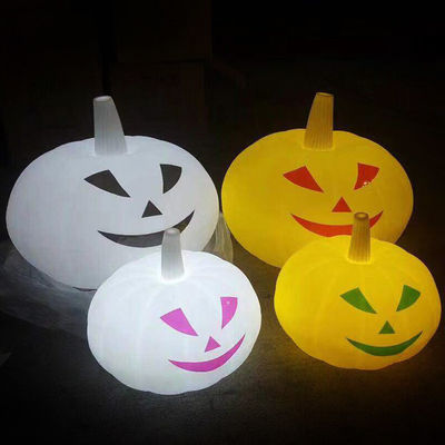 Dekorasi acara Lampu labu Halloween plastik