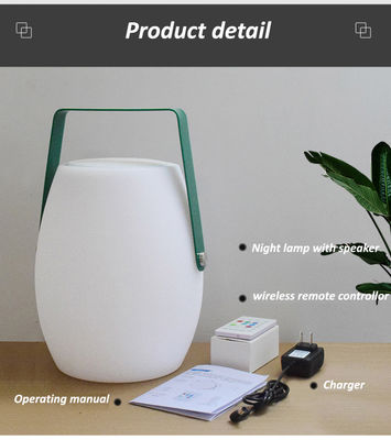 Lamp LED Portable Disesuaikan 4100K Warna-warni Isi ulang untuk berkemah
