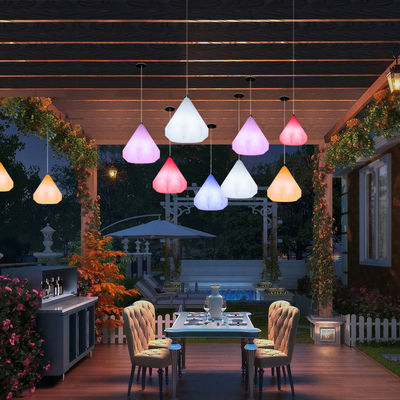 Lampu gantung desain plastik rhomboid kontrol nirkabel