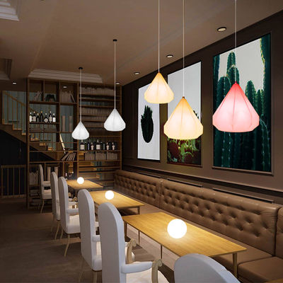 Lampu gantung desain plastik rhomboid kontrol nirkabel
