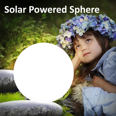 10&quot; 20&quot; 30&quot; LED Glowing Sphere Solar Remote Control Untuk Club Garden