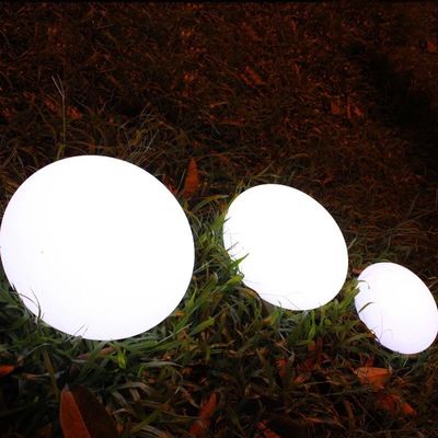 10&quot; 20&quot; 30&quot; LED Glowing Sphere Solar Remote Control Untuk Club Garden
