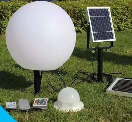 1000 mAh baterai surya 1.2 w Pin Solar Power Sphere Untuk Taman