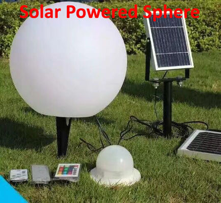 1000 mAh baterai surya 1.2 w Pin Solar Power Sphere Untuk Taman